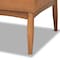 Baxton Studio Arvid Mid-Century Modern Tan Faux Leather and Walnut Brown Finished Wood 5-Piece Dining Nook Set 175-10837-10838-10839-9305-Zoro - alternate 3